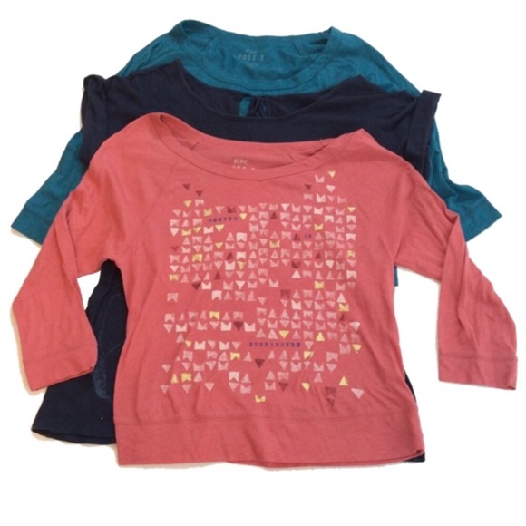 aerie Tops - 3 aerie shirts size M polar bear & point shoes
